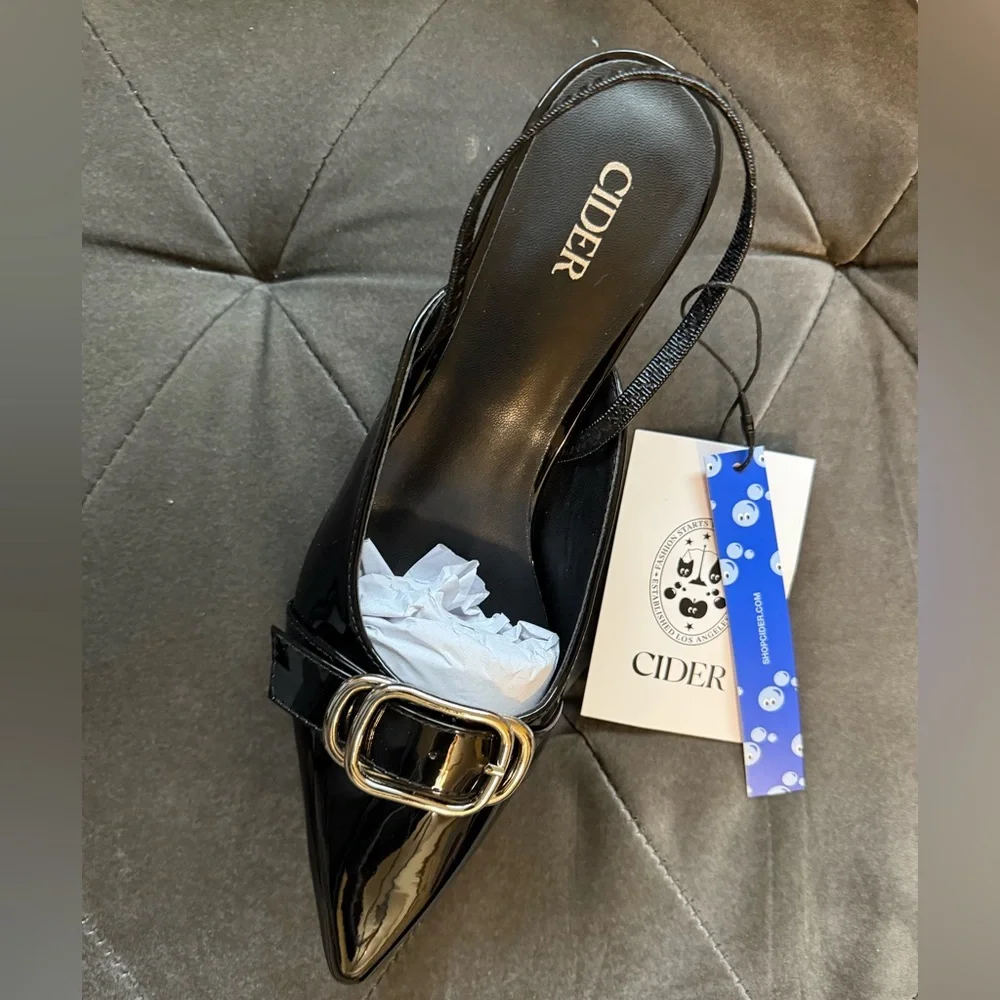 BUCKLE POINTED TOE SLINGBACK - Picture 10 of 10